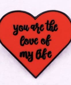 Red Heart 'Love of My Life' Enamel Pin