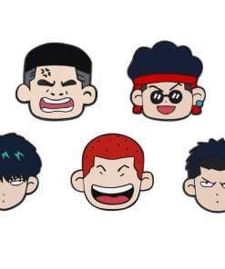 Alternative view of Slam Dunk 'Rukawa | Serious Face' Enamel Pin