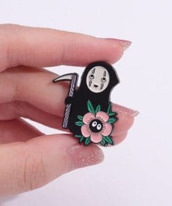 Alternative view of Spirited Away 'Kaonashi | Set of 4 No Face' Enamel Pin