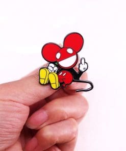 Alternative view of Mickey Mouse 'DJ Deadmau5' Enamel Pin