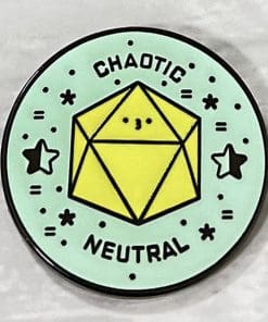 Dungeons & Dragons 'D20 Cube | Chaotic Neutral' Enamel Pin