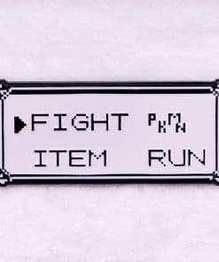 Pokemon 'Fight PKMN Item Run' Enamel Pin