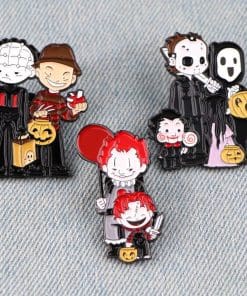 Trick or Treat 'Hellraiser & Freddy Krueger' Enamel Pin - Image 3