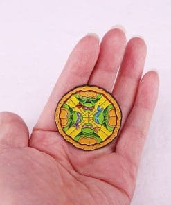 Teenage Mutant Ninja Turtles ‘Pizza | Ninja Slice’ Enamel Pin - Image 3