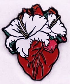 Roma Lily 'Human Heart' Enamel Pin