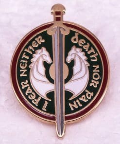 Lord of the Rings 'I Sword and Shield | Fear Neither Death Nor Pain' Enamel Pin