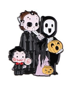 Trick or Treat 'Ghostface x Jason Voorhees x Jigsaw' Enamel Pin