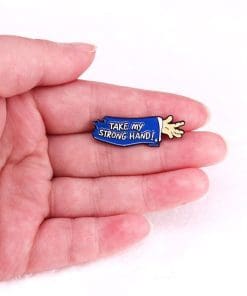 Alternative view of Scary Movie 'Take My Strong Hand' Enamel Pin