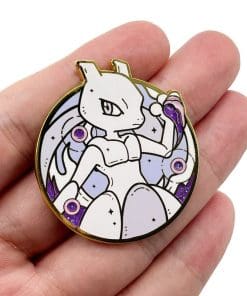 Alternative view of Pokemon 'Mewtwo' Enamel Pin
