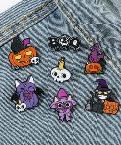 Alternative view of Halloween Sailor Moon 'Luna | Bat Cat'  Enamel Pin
