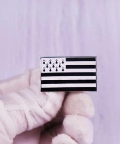 Alternative view of Flag of Brittany Enamel Pin