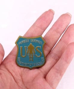 Bigfoot 'Forest Service | Department of Sasquatch' Enamel Pin - Image 3