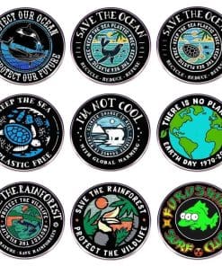 Alternative view of Save The Ocean ‘Turtle | Recycle. Reduce. Reuse’ 2.0 Enamel Pin