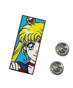 Alternative view of Sailor Moon 'Usagi Half Shot' Enamel Pin