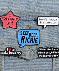 Alternative view of I Liked You 'I Didn't Mean Every Day' Enamel Pin