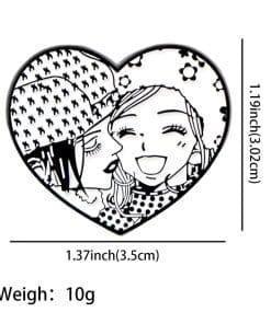 NANA ‘Love | Osaki and Komatsu’ Enamel Pin - Image 4