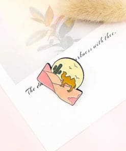 Alternative view of Camel 'Safari Desert' Enamel Pin