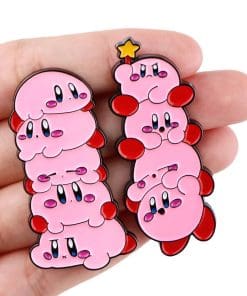 Alternative view of Kirby 'Pinky Flop Stack' Enamel Pin