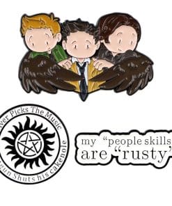 Supernatural 'Dean | Castiel | Sam' Enamel Pin - Image 3