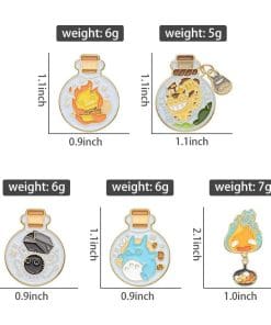 Alternative view of Ghibli in a Jar 2.0 | Set of 5 Enamel Pin