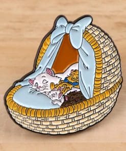 Alternative view of The Aristocats ‘Sleeping Marie’ Enamel Pin