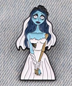 Alternative view of Corpse Bride 'Emily | Wealthy Bride' Enamel Pin