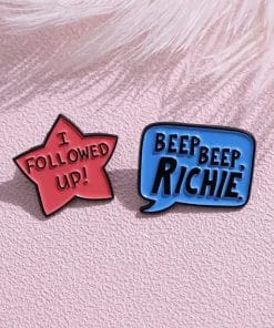 Alternative view of It 'Beep Beep Richie' Enamel Pin