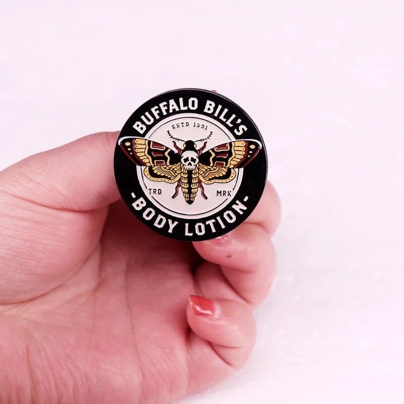 Silence of the Lamb 'Buffalo Bill's Body Lotion' Enamel Pin - Image 3