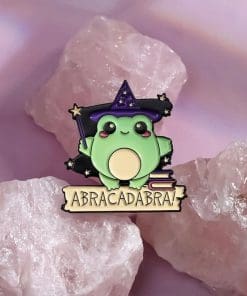 Alternative view of Wizard Frog 'Abracadabra' Enamel Pin