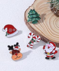 Alternative view of Christmas Tree 'Pine Tree' Enamel Pin