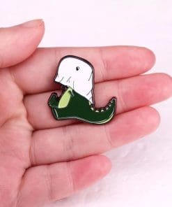 Dinosaur ' Hide Me' Enamel Pin - Image 3