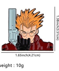 Trigun: Badland Rumble ‘Vash The Stampede' Enamel Pin - Image 3