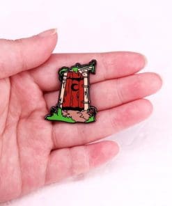 Alternative view of Shrek 'Door House' Enamel Pin