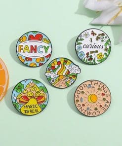 Alternative view of Good Things Are Coming Enamel Pin