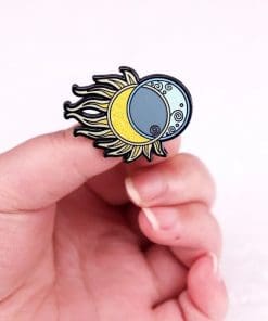 Alternative view of Viking Universe  'Eclipse'  Enamel Pin