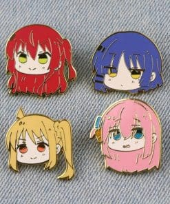 Alternative view of Bocchi the Rock! 'Nijika Ijichi Chibi Head' Enamel Pin