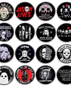 Leatherface 'Wearing a Mask in Public Since 1978' Enamel Pin - Image 3