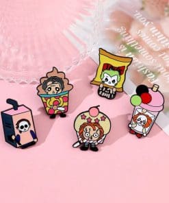 Alternative view of Ice Cream Cup 'Choco Edward' Enamel Pin