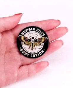 Alternative view of Silence of the Lamb 'Buffalo Bill's Body Lotion' Enamel Pin
