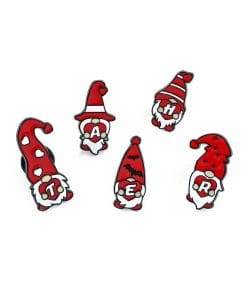 Santa Claus 'Faceless | Alphabet Man' Enamel Pin
