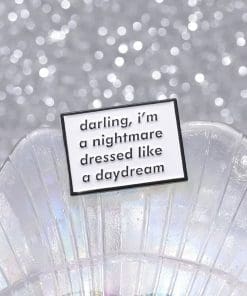 Taylor Swift 'Blank Space Lyrics | Darling I’m A Nightmare’ Enamel Pin