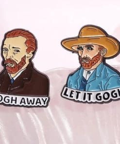 Vincent Van Gogh 'Gogh Away | Self-Portrait' Enamel Pin - Image 3
