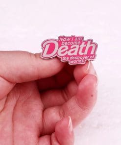 Robert Oppenheimer 'Now I Am Become Death The Destroyer of Worlds' Enamel Pin - Image 3