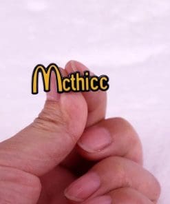 Alternative view of Mcd0nald's Meme 'Mcthicc' Enamel Pin