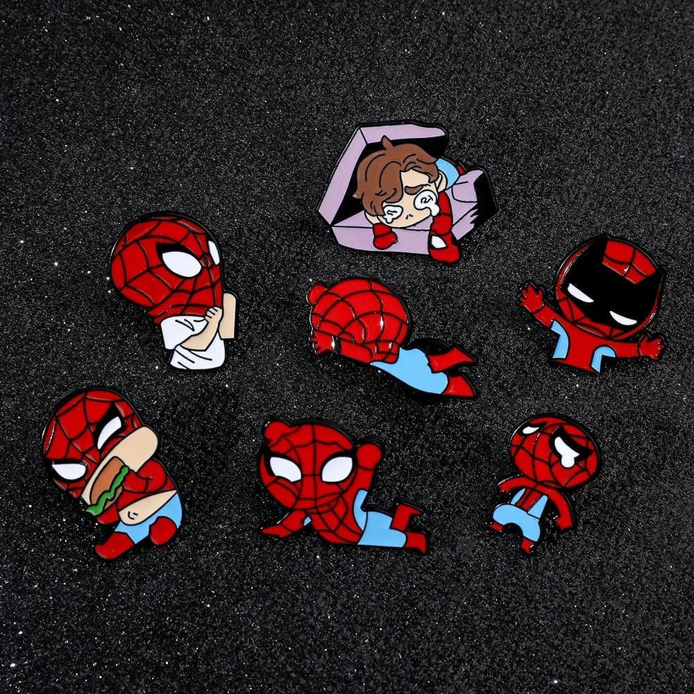 Spider-Man 'Batman Mask' Enamel Pin - Image 4