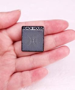 Alternative view of Rock Band 'Beach House' Enamel Pin