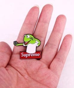 Kermit the Frog 'Supreme Selfie' Enamel Pin - Image 3