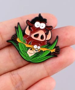 Alternative view of Lion King 'Timon and Pumba' Enamel Pin
