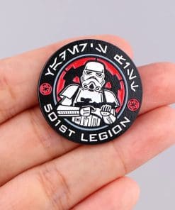 Alternative view of The Mandalorian '501st Legion' Enamel Pin