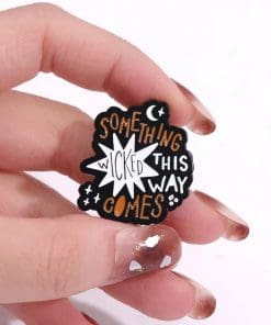 Alternative view of Traveling Carnival 'Something Wicked This Way Comes' Enamel Pin